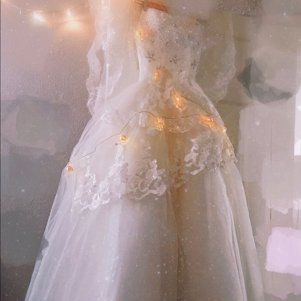 HandMade crystal weedingdress